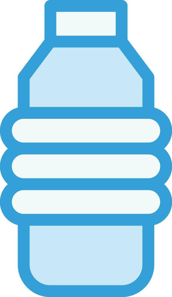 illustrazione del design dell'icona di vettore della bottiglia d'acqua