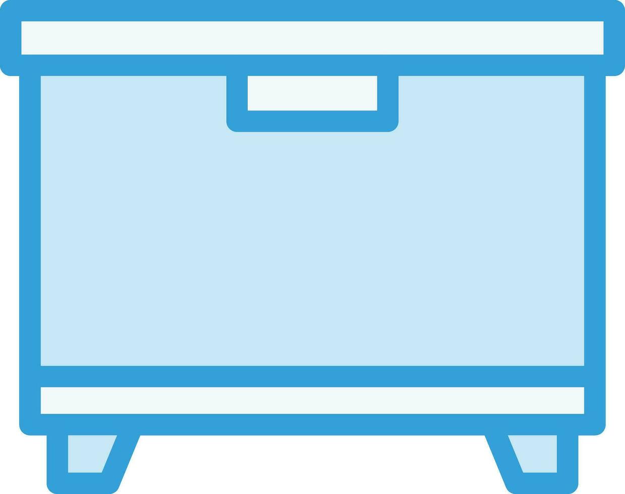 illustrazione del design dell'icona del vettore del congelatore