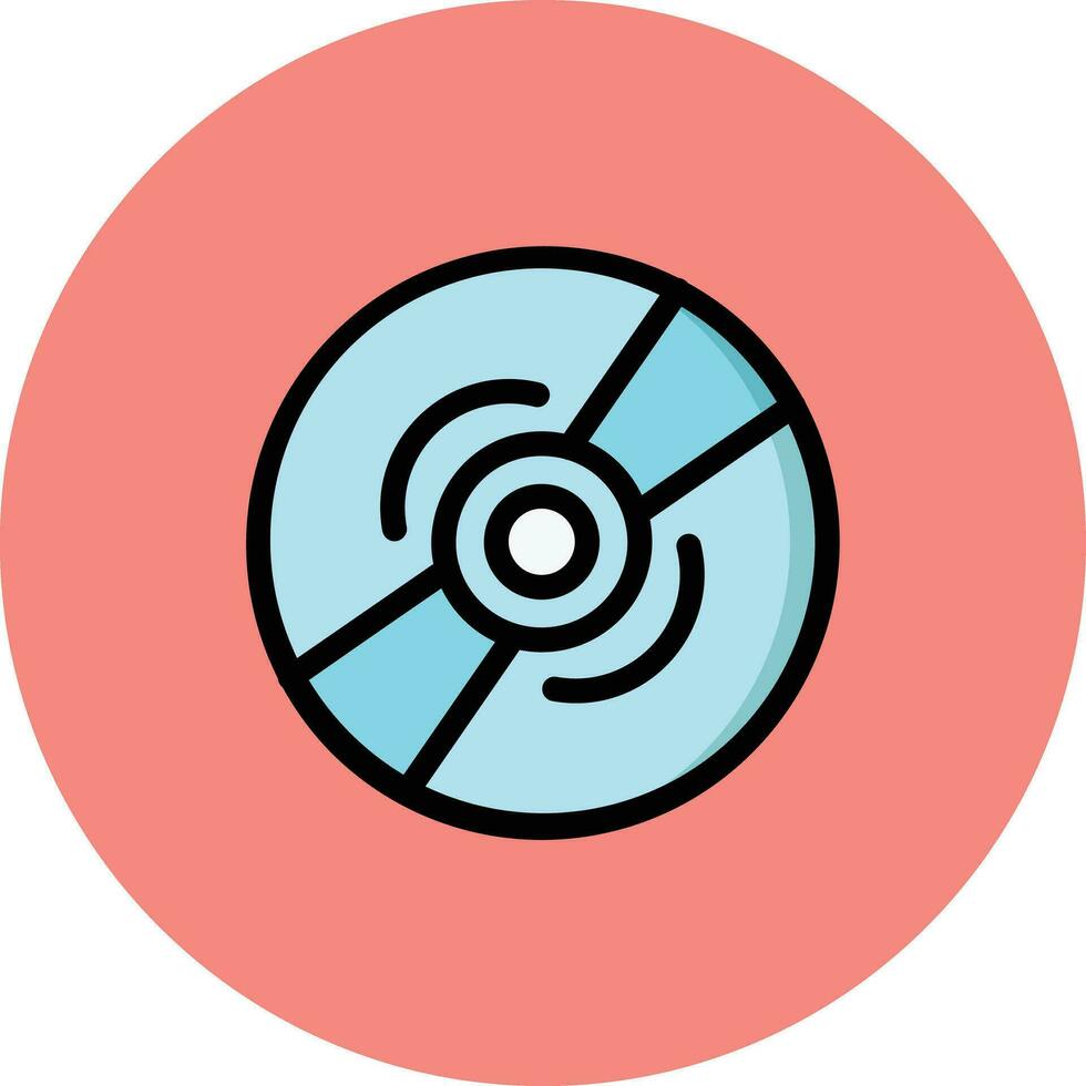 compatto disco vettore icona design illustrazione