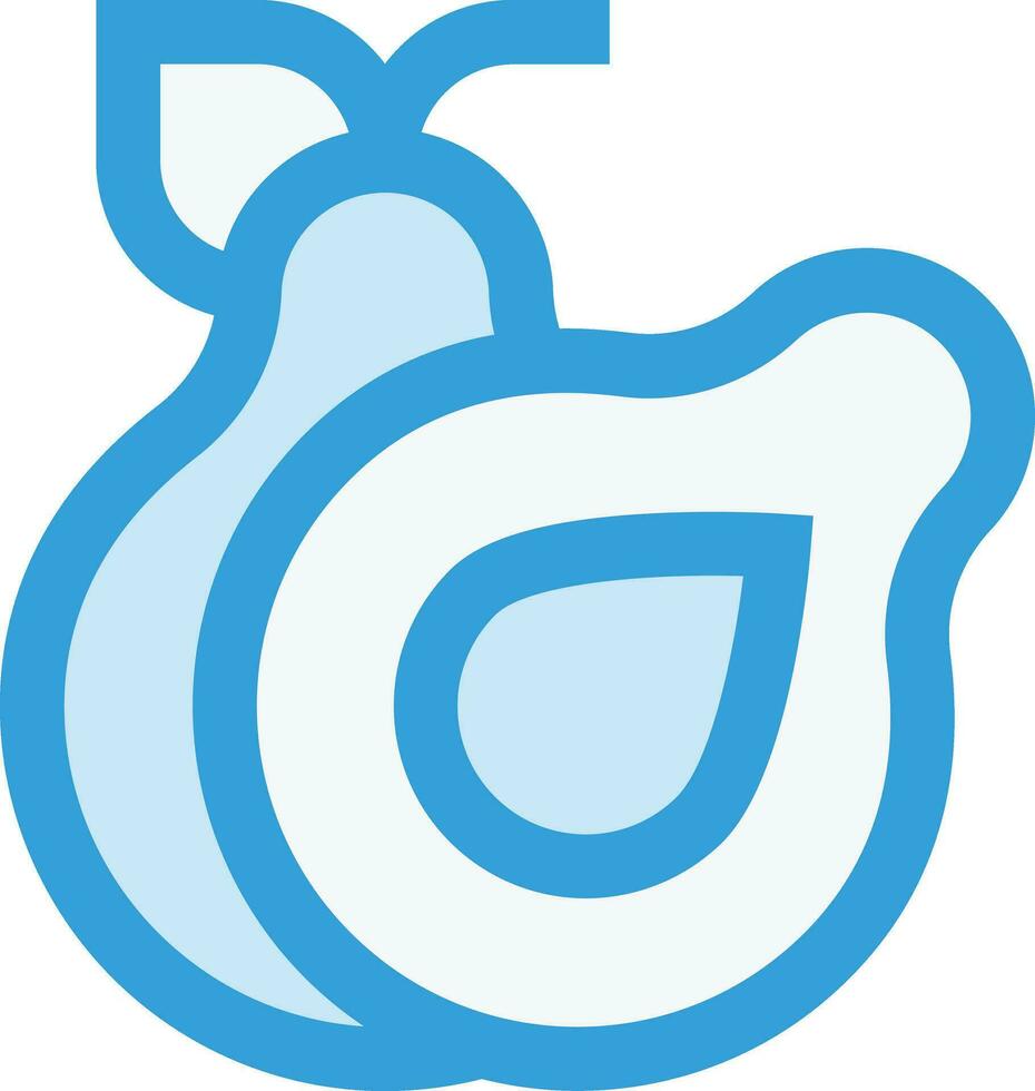 illustrazione del design dell'icona di vettore di avocado