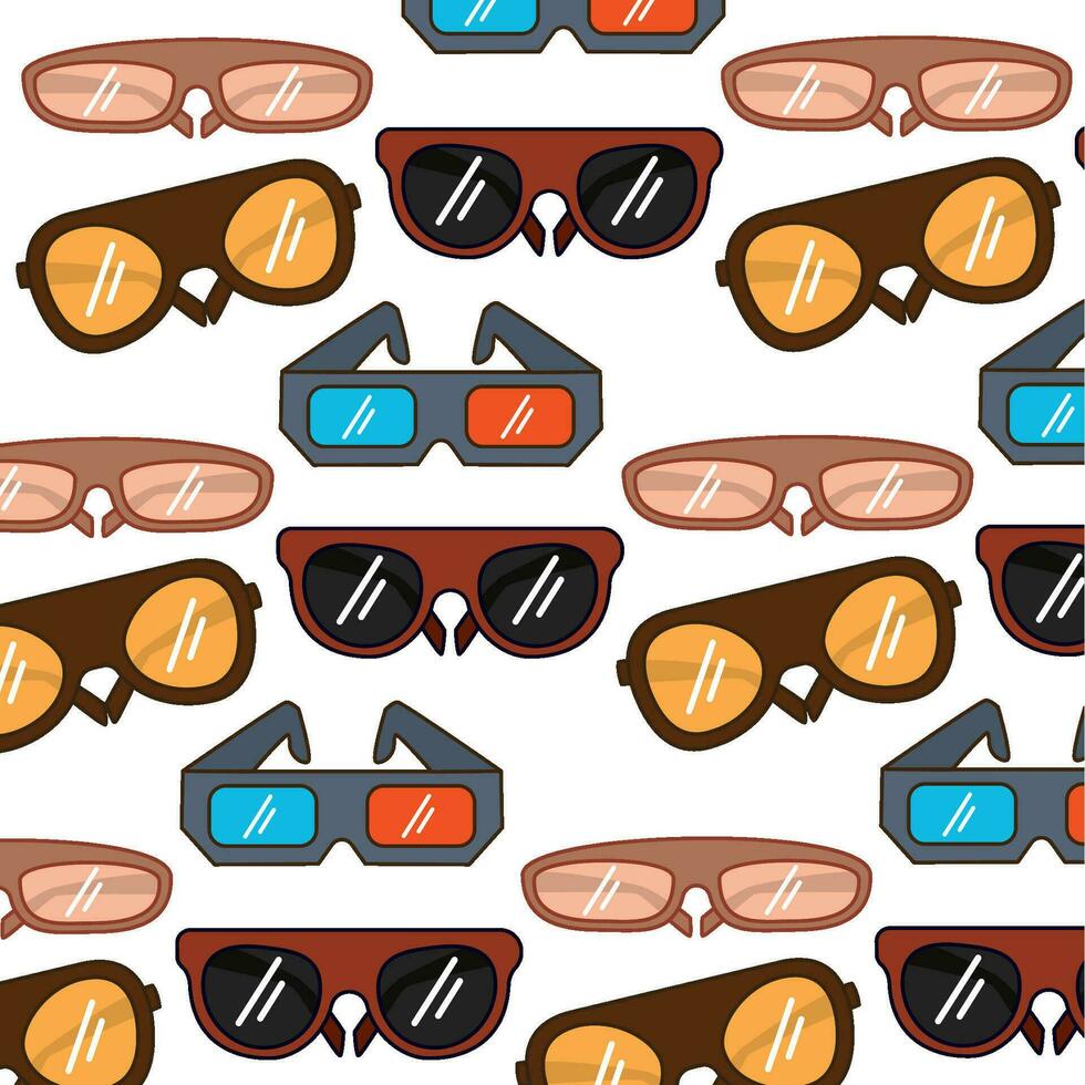 trend occhiali da sole modello sfondo vettore illustrazione