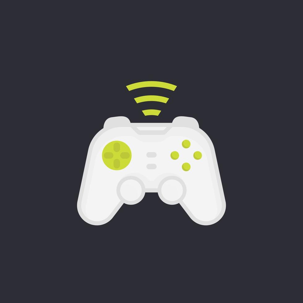 gamepad, controller di gioco wireless vettore