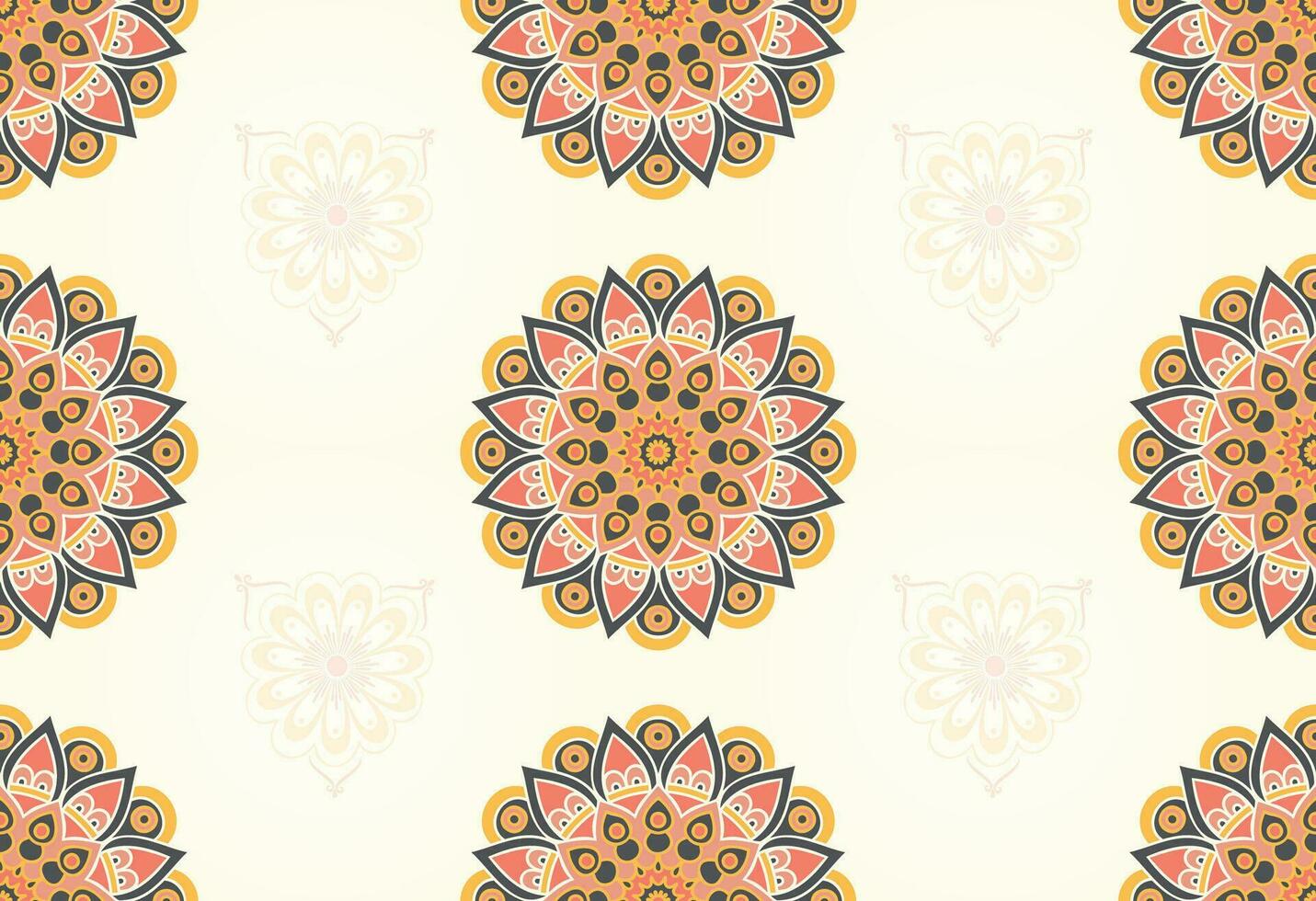 design modello con mandala motivo vettore