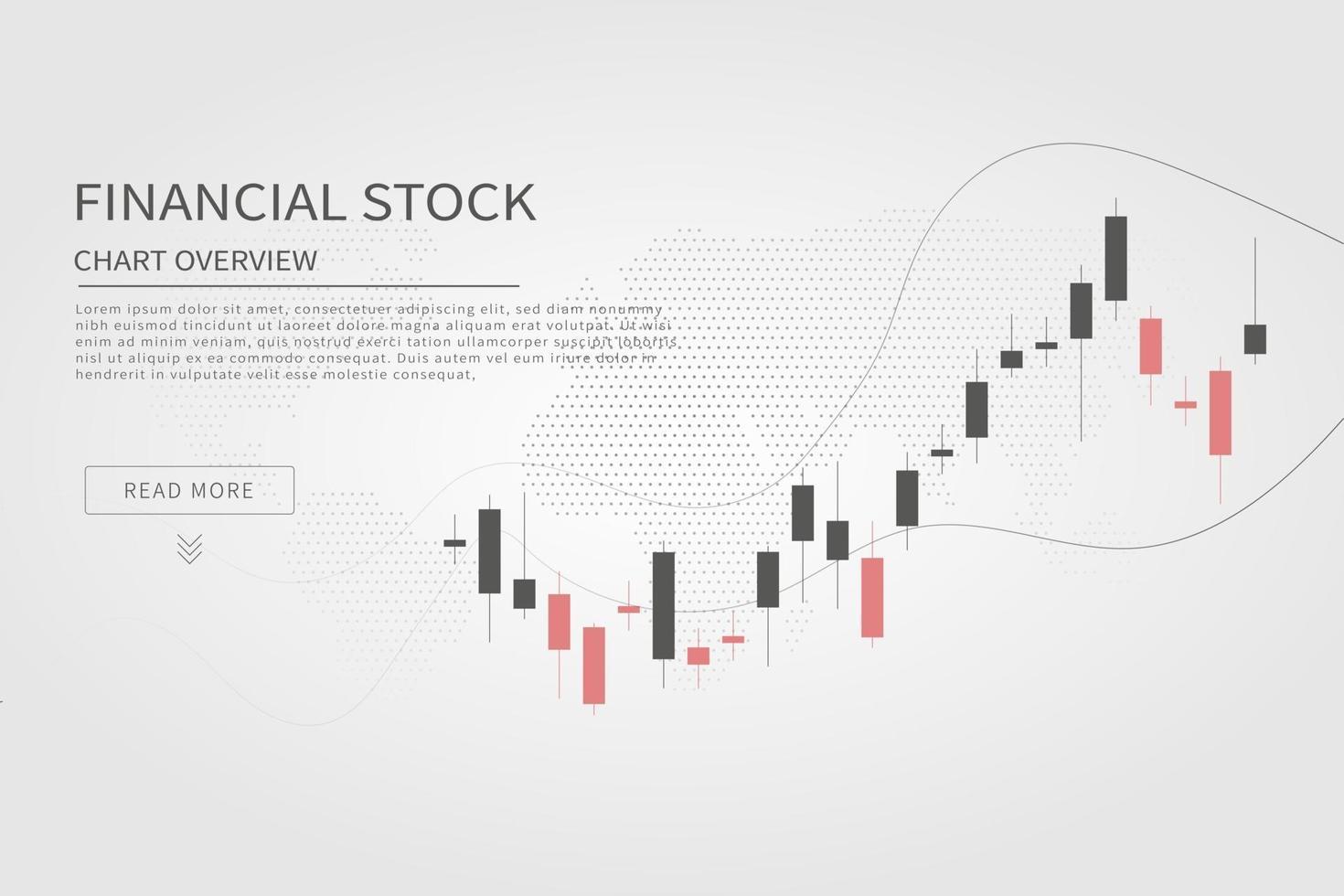 illustrazione vettoriale di pagina promozionale di trading forex. modello di banner web