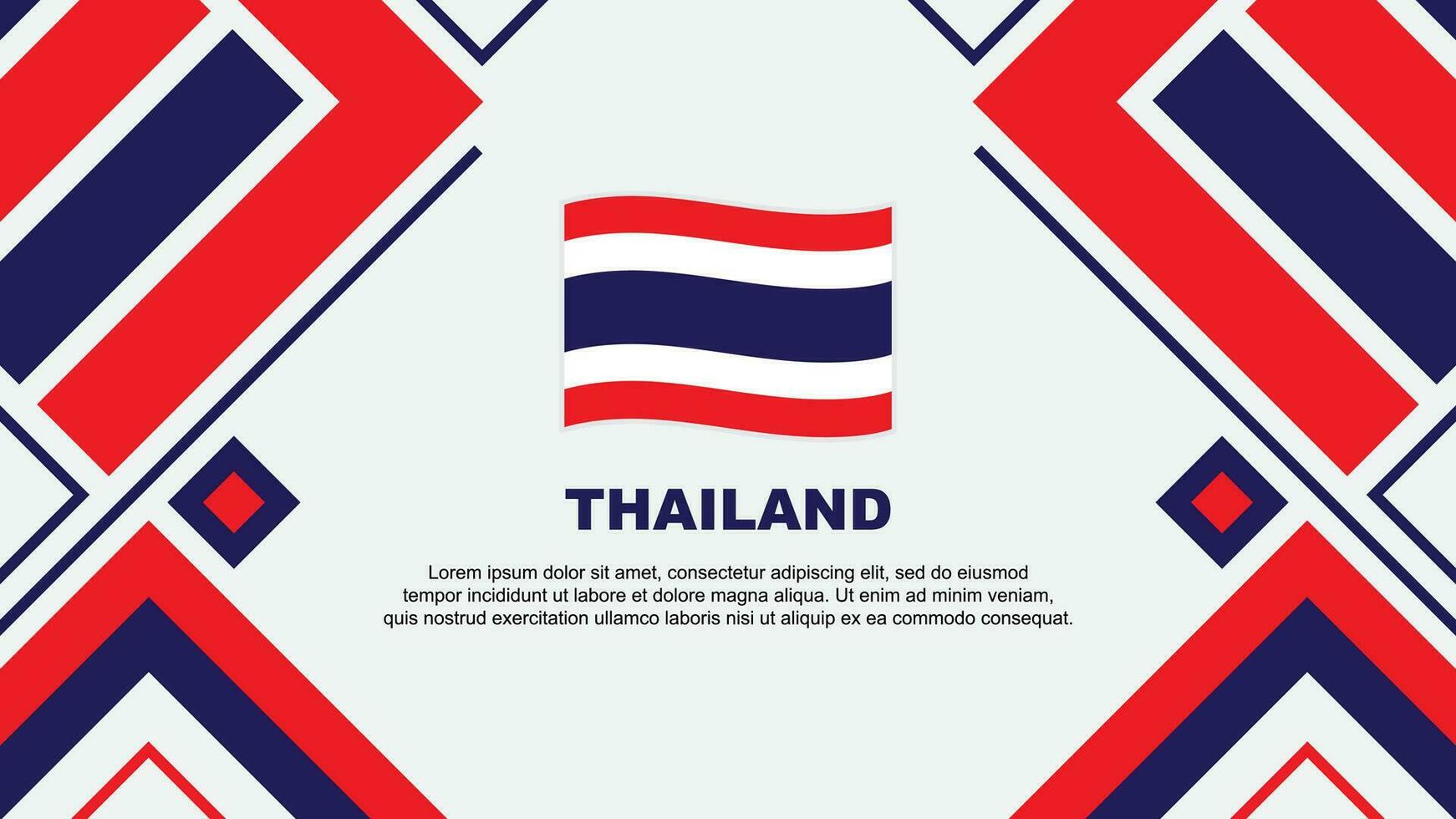 Tailandia bandiera astratto sfondo design modello. Tailandia indipendenza giorno bandiera sfondo vettore illustrazione. Tailandia bandiera