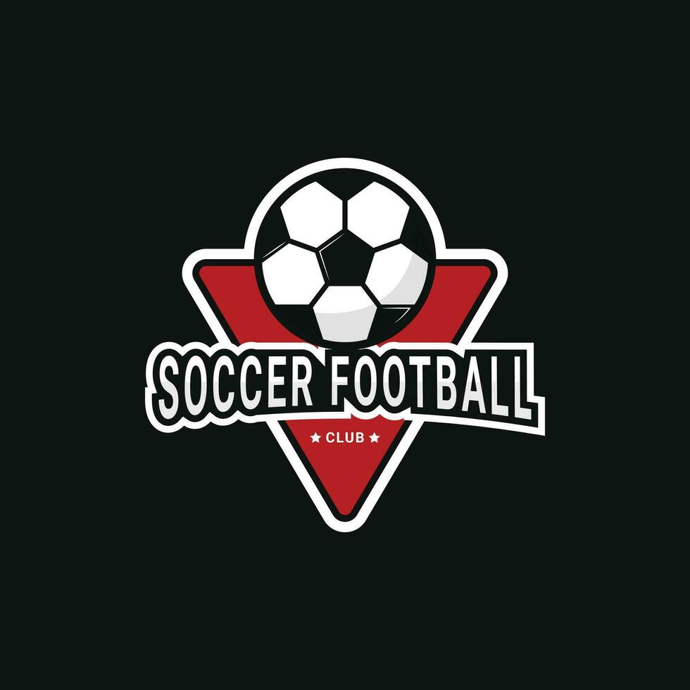 calcio logo calcio club logo design idea vettore