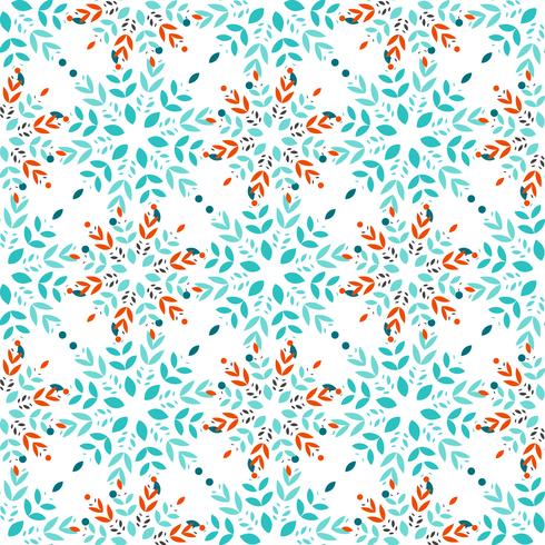 Seamless pattern di fiocchi di neve vettore