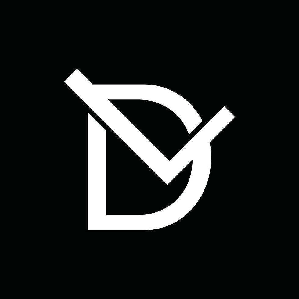 lettera dl logo design modello, disegni concetto, loghi, logotipo elemento per modello. vettore