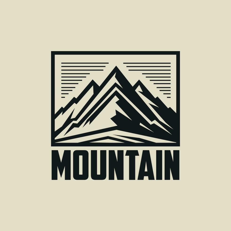disegno vettoriale di montagna