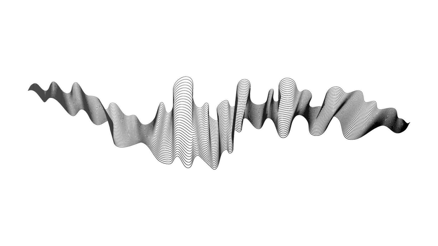 astratto fondale con onda pendenza Linee vettore