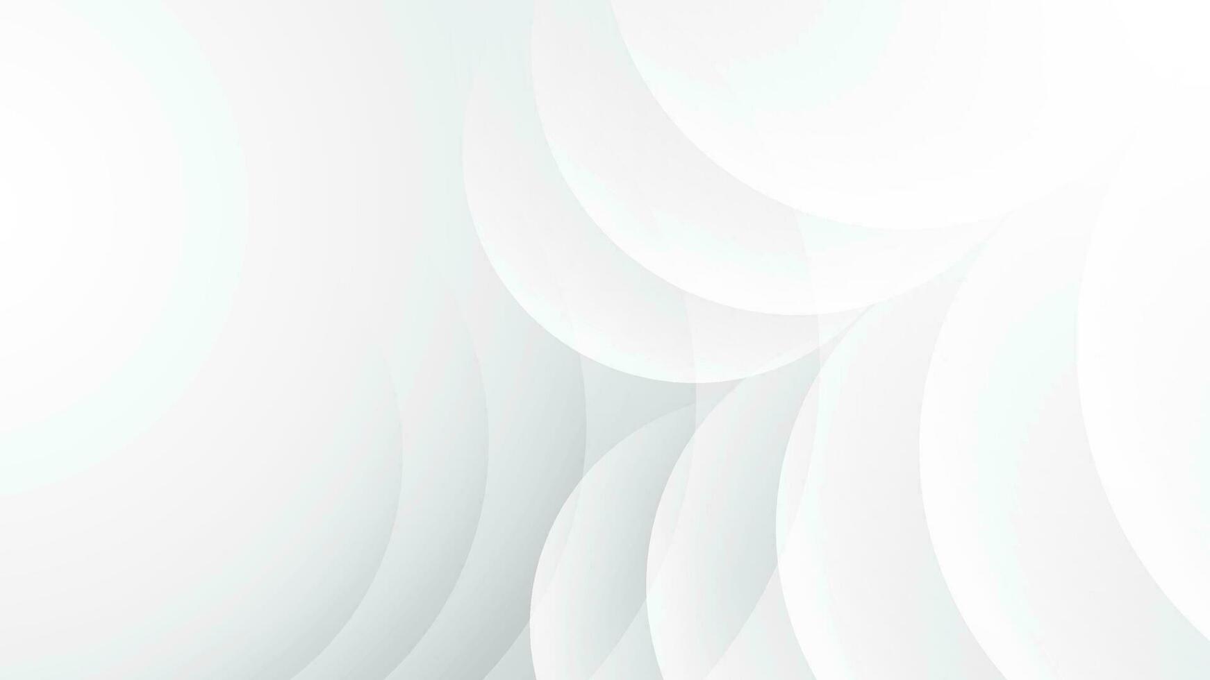 astratto bianca e grigio colore sfondo con geometrico il giro forma. vettore illustrazione.