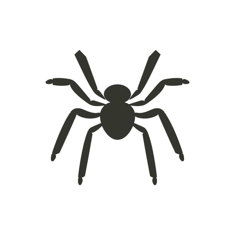 ragno insetto icona su bianca sfondo - semplice vettore illustrazione