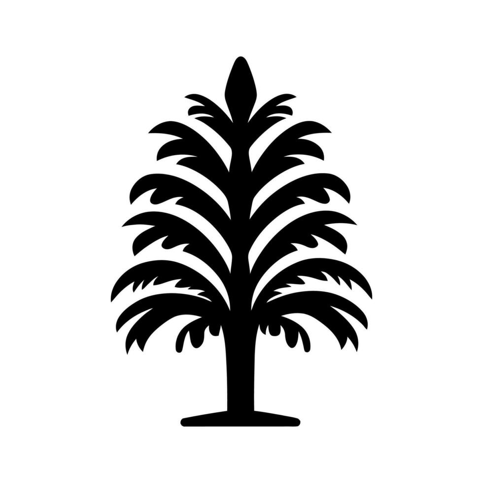 norfolk isola pino icona - semplice vettore illustrazione