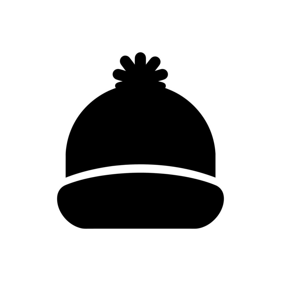 inverno cappello icona - semplice vettore illustrazione