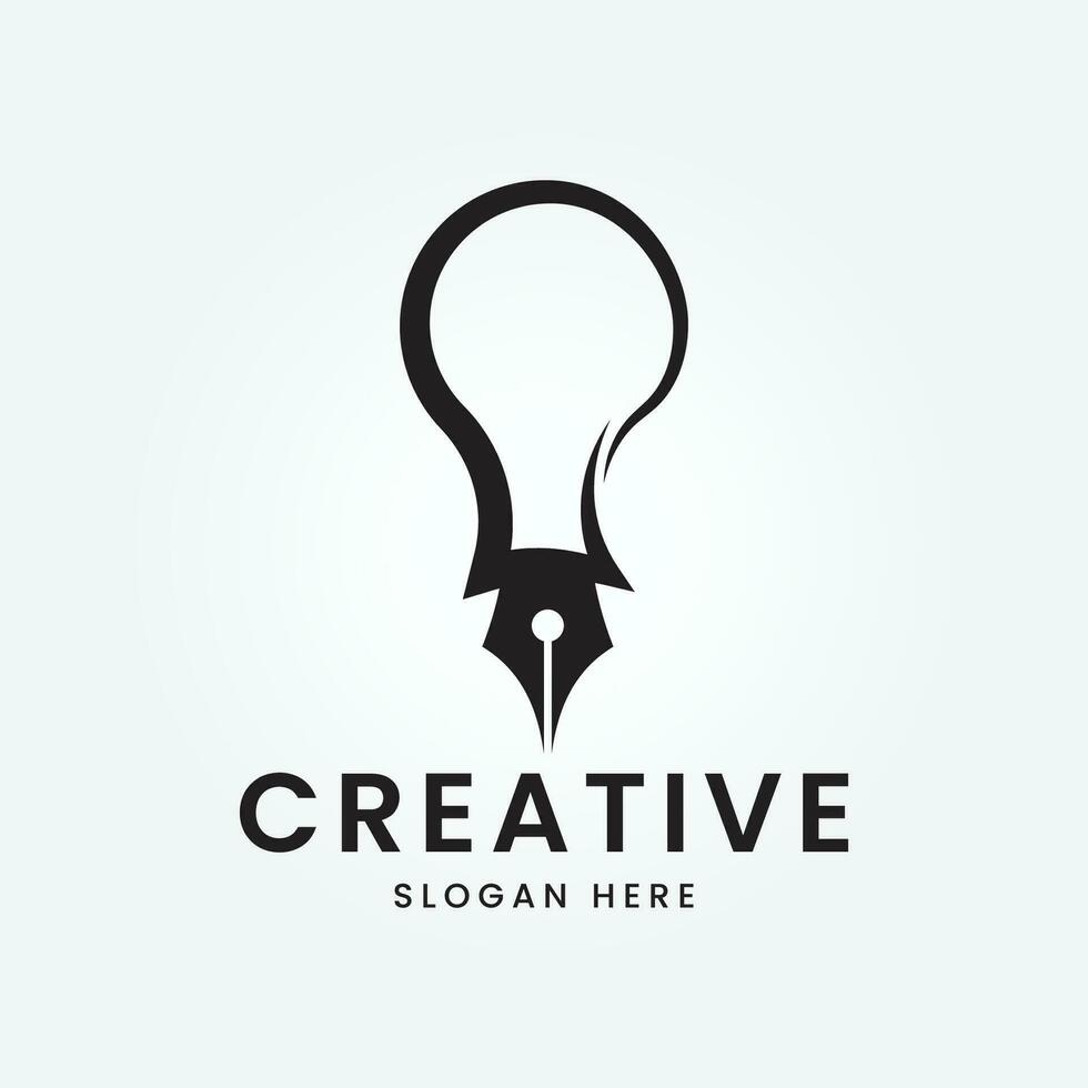 creativo idee per portafortuna o logo design. vettore illustrazione