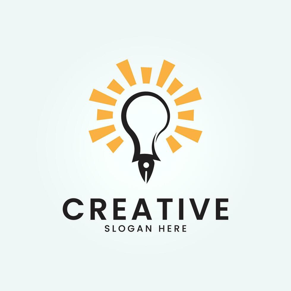 creativo idee per portafortuna o logo design. vettore illustrazione