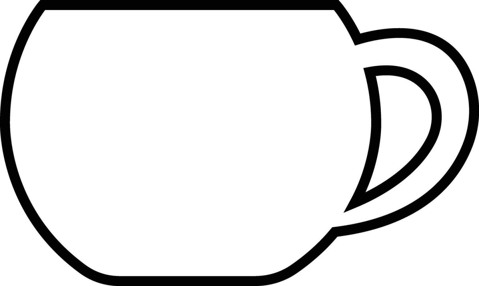 caffè e tè relazionato tazza icona nel linea. isolato su trasparente sfondo un' tazza di caldo caffeina bevanda caffè carta plastica contenitore freddo bere, succo, Tè, cacao e Altro. vettore per applicazioni sito web