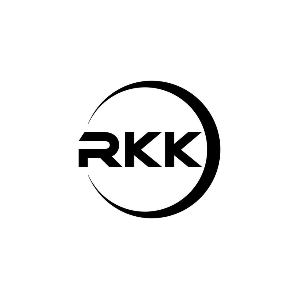 rk lettera logo disegno, ispirazione per un' unico identità. moderno eleganza e creativo design. filigrana il tuo successo con il Impressionante Questo logo. vettore