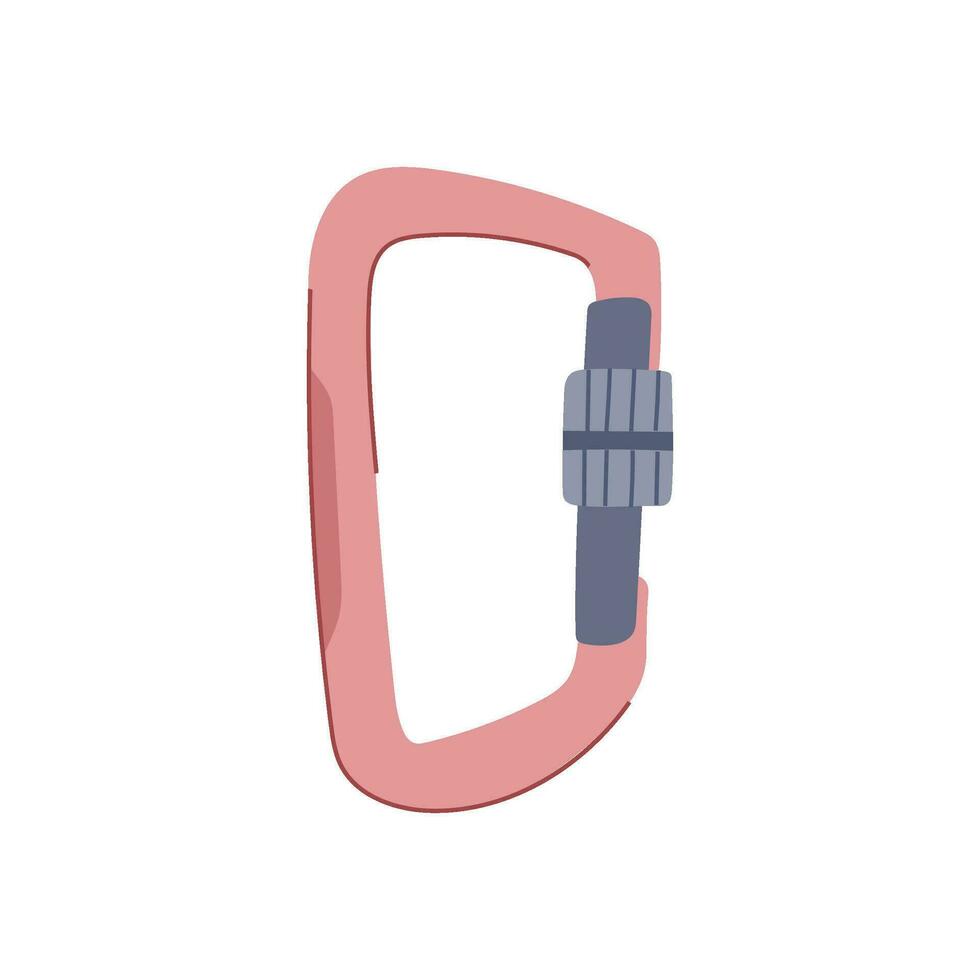 corda moschettone clip cartone animato vettore illustrazione