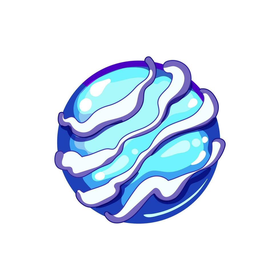 cristallo Magia palla sfera cartone animato vettore illustrazione
