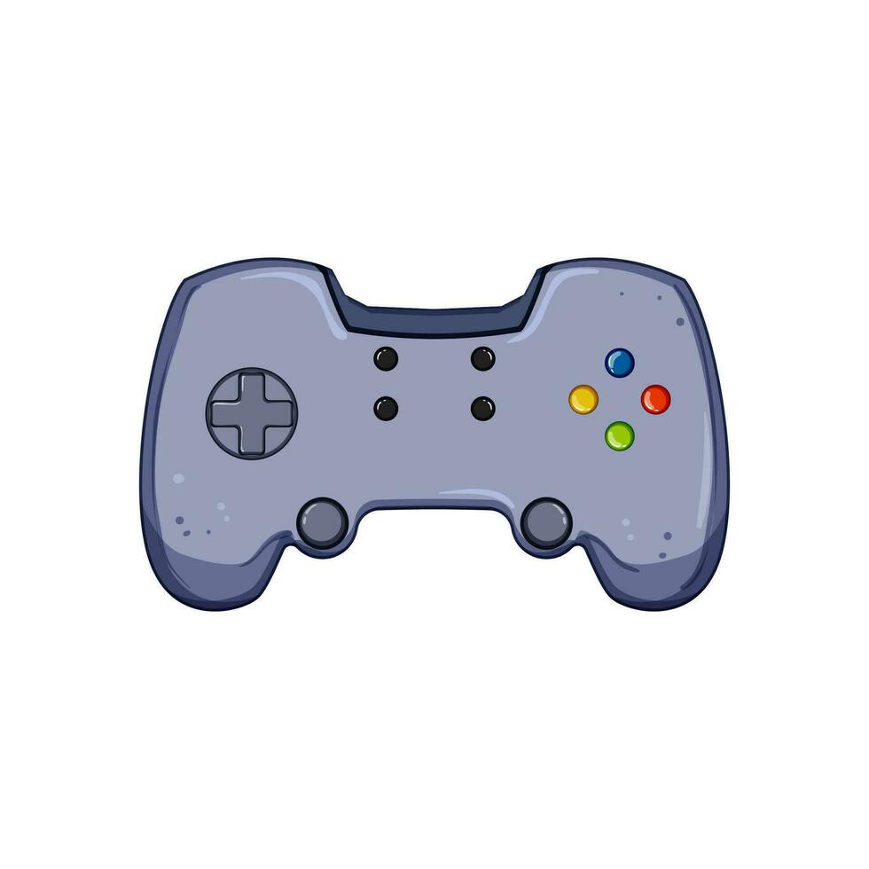 digitale gamepad cartone animato vettore illustrazione