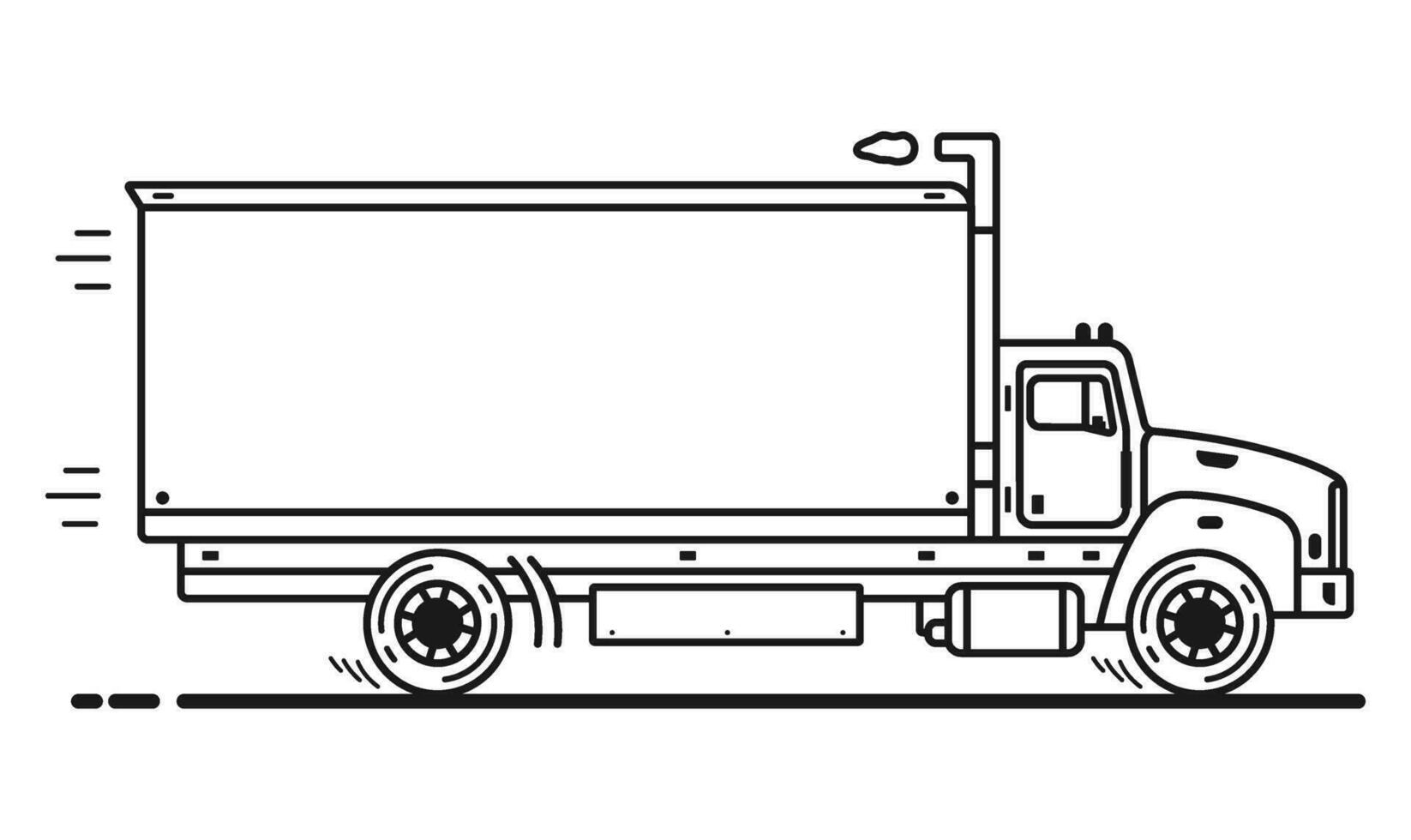 scatola carico camion clipart eps vettore