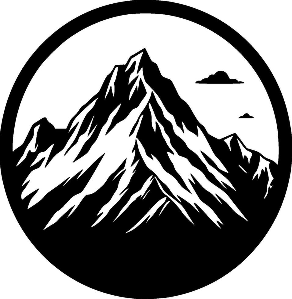 montagna - alto qualità vettore logo - vettore illustrazione ideale per maglietta grafico
