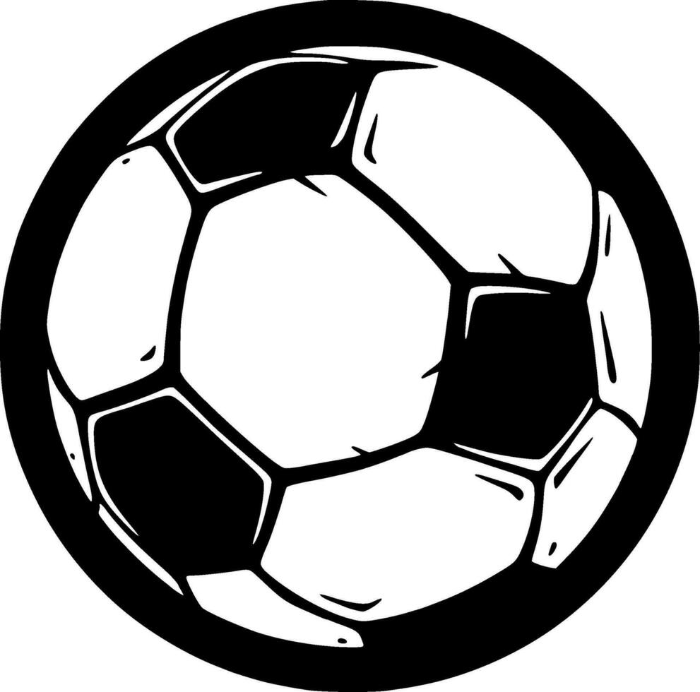 calcio - minimalista e piatto logo - vettore illustrazione