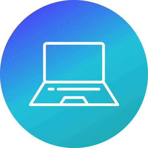 Icona del computer portatile vettoriale