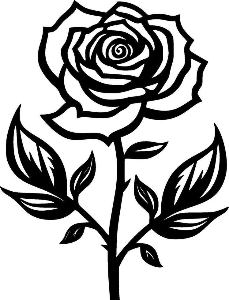 Rose - alto qualità vettore logo - vettore illustrazione ideale per maglietta grafico