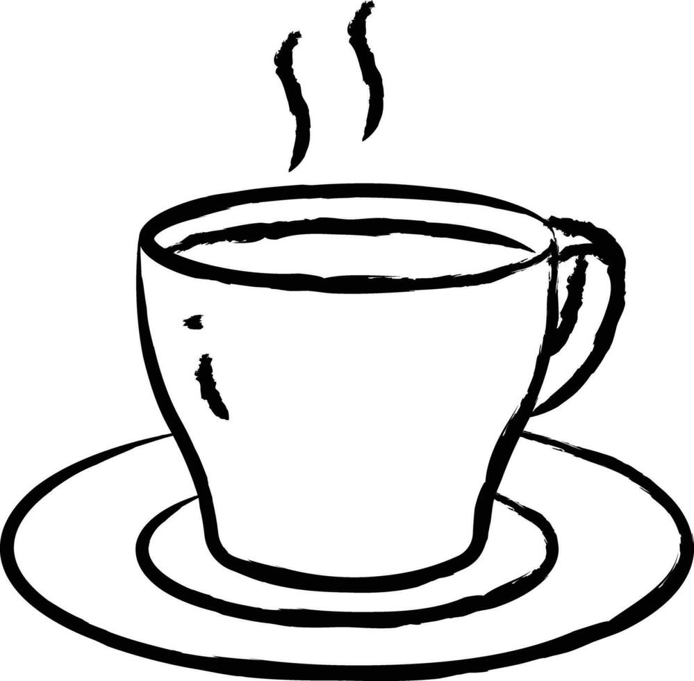 caffè espresso caffè mano disegnato vettore illustrazione
