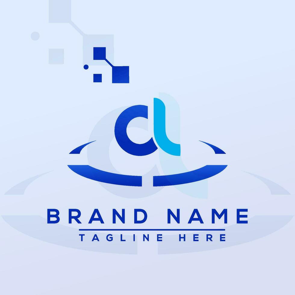 lettera cl professionale logo per tutti tipi di attività commerciale vettore