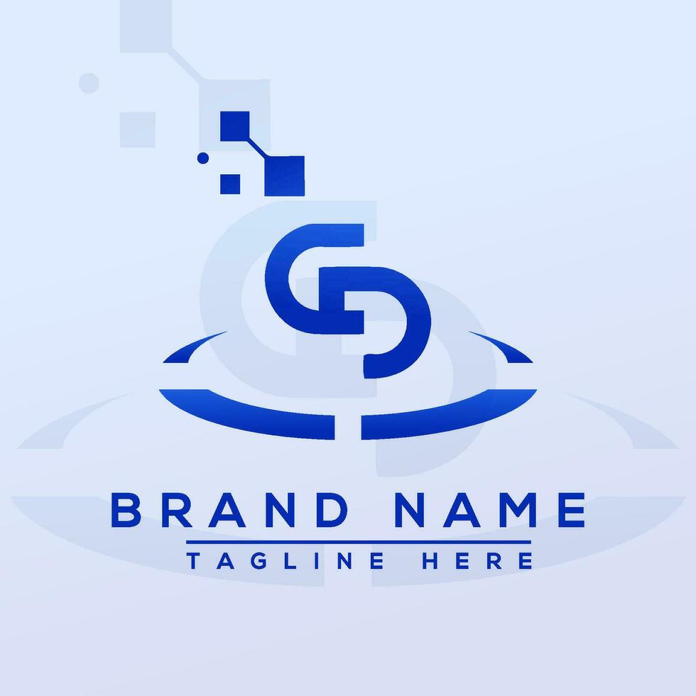 lettera CD professionale logo per tutti tipi di attività commerciale vettore