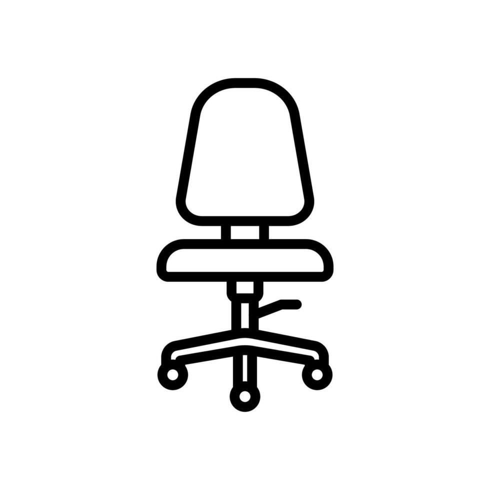 ufficio sedia icona design vettore