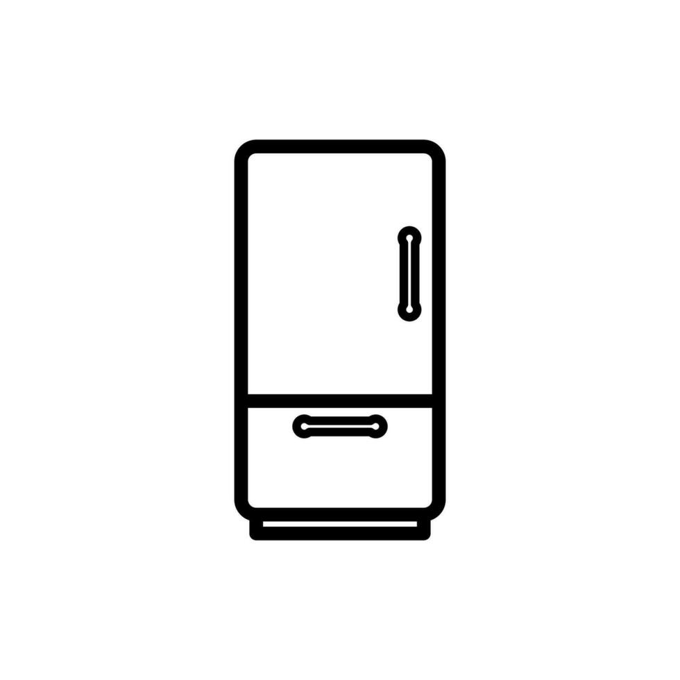 frigorifero icona design vettore