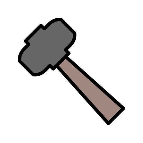 Icona di vettore del martello