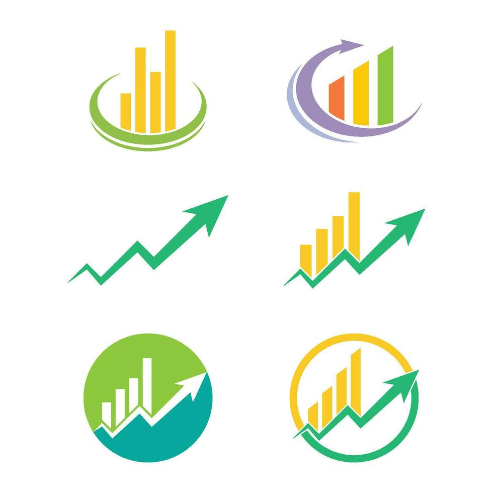 logo di finanza aziendale vettore