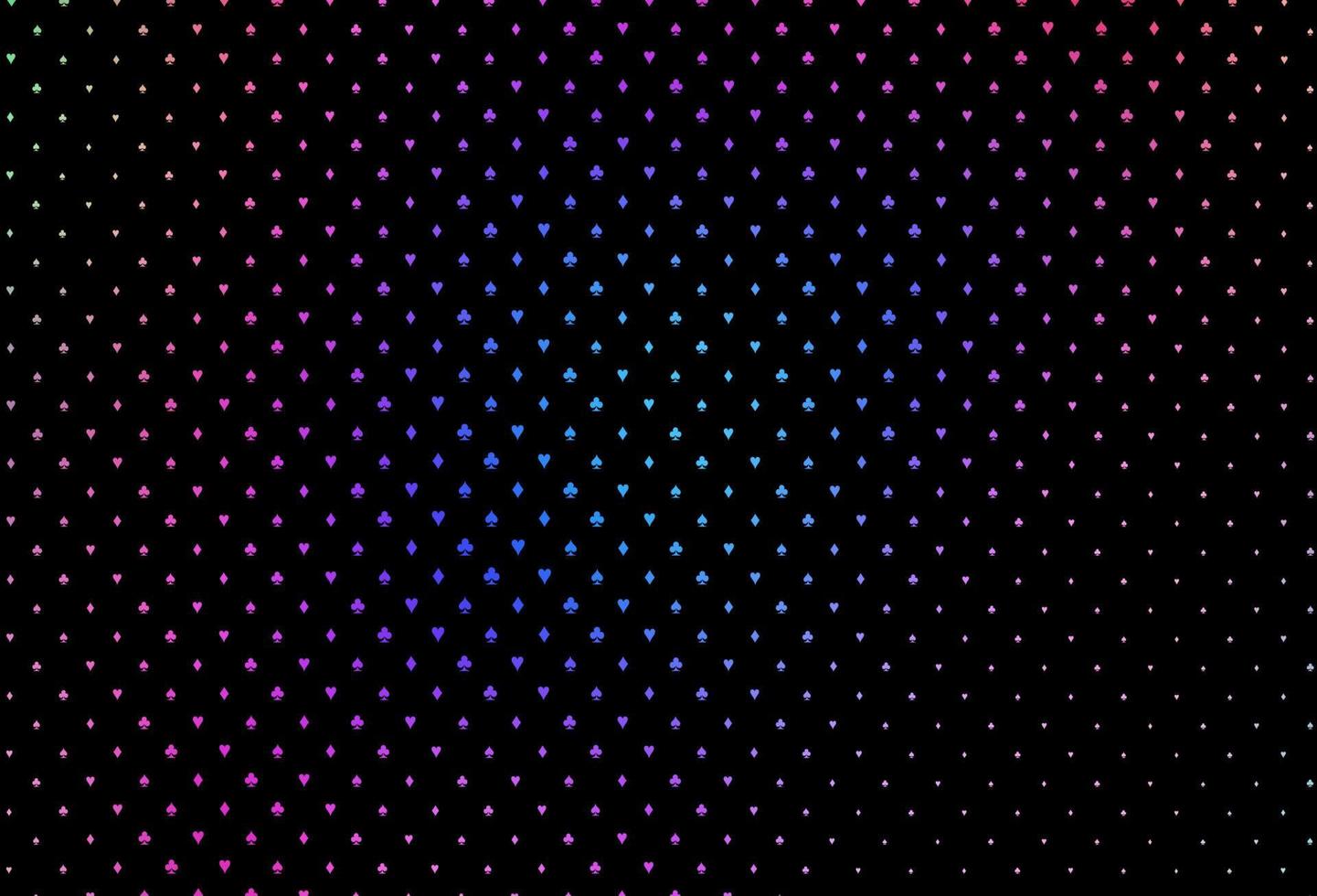 layout vettoriale rosa scuro, blu con elementi di carte.