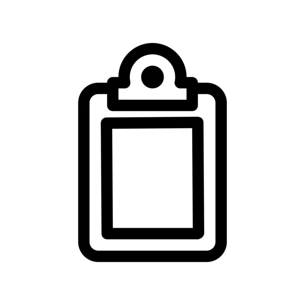 appunti schema icona pixel Perfetto per sito web o mobile App vettore