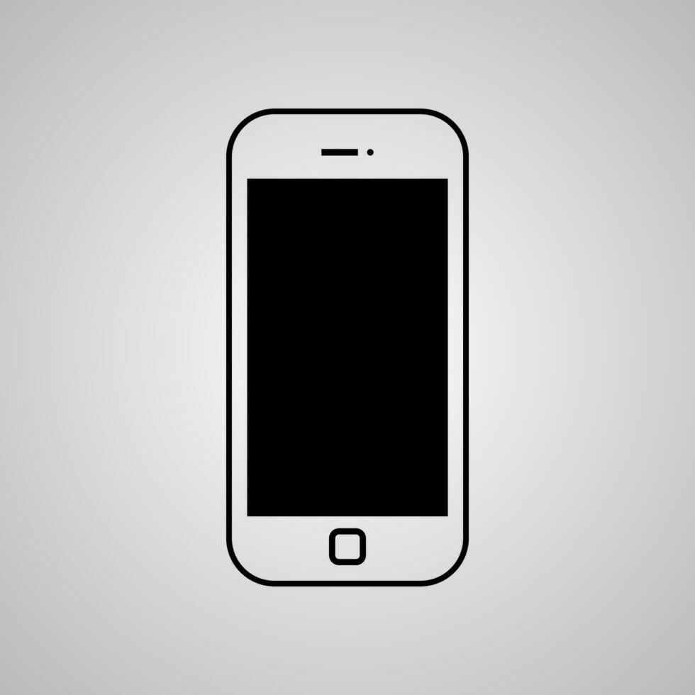 mobile smartphone icona vettore illustrazione