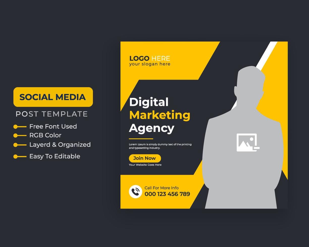 banner di marketing digitale, copertina social media, banner web, modello pro banner pubblicitario kit social vettore