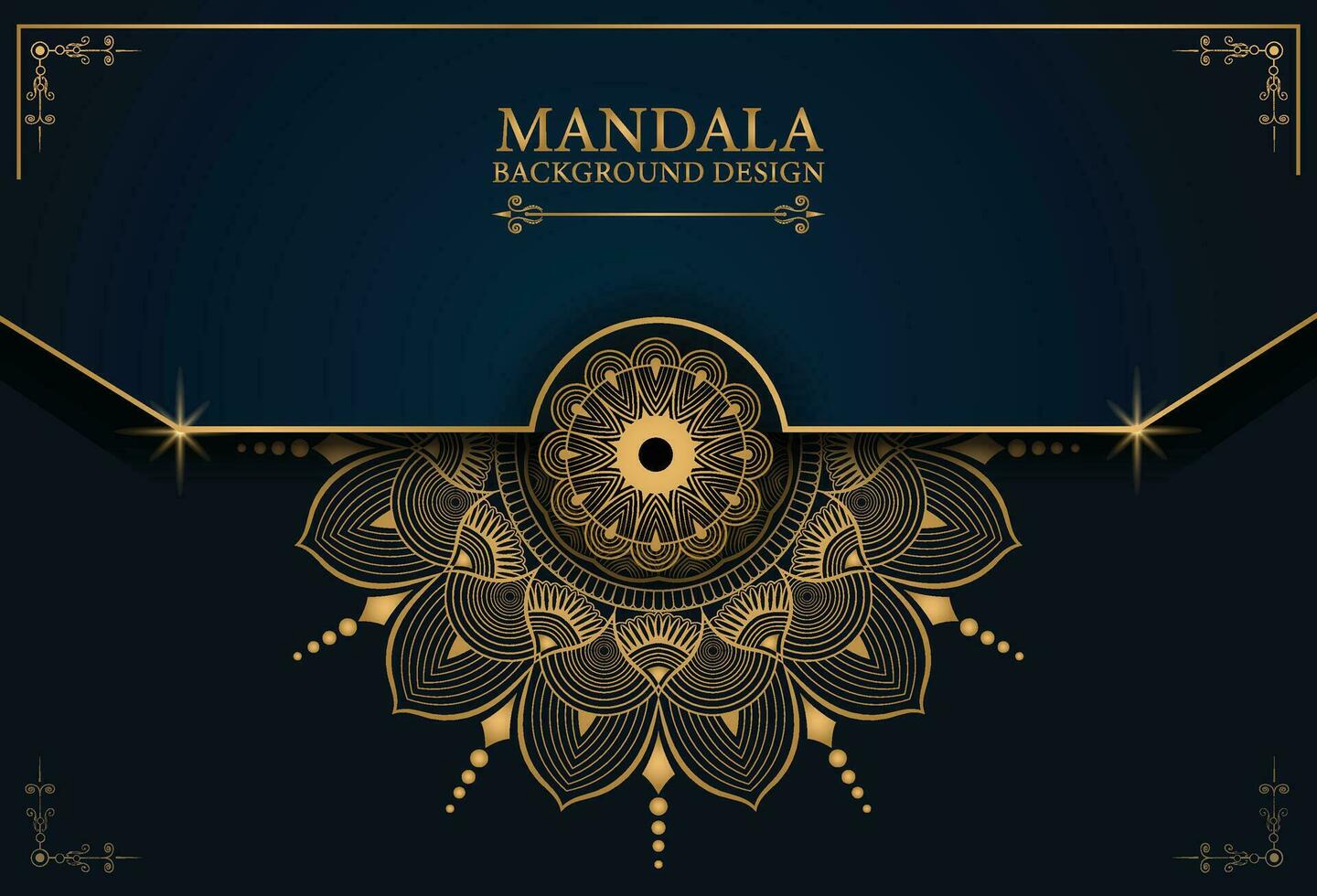 sfondo mandala di lusso con motivo arabesco dorato stile orientale islamico arabo. mandala decorativo in stile ramadan. mandala per stampa, poster, copertina, brochure, flyer, banner vettore