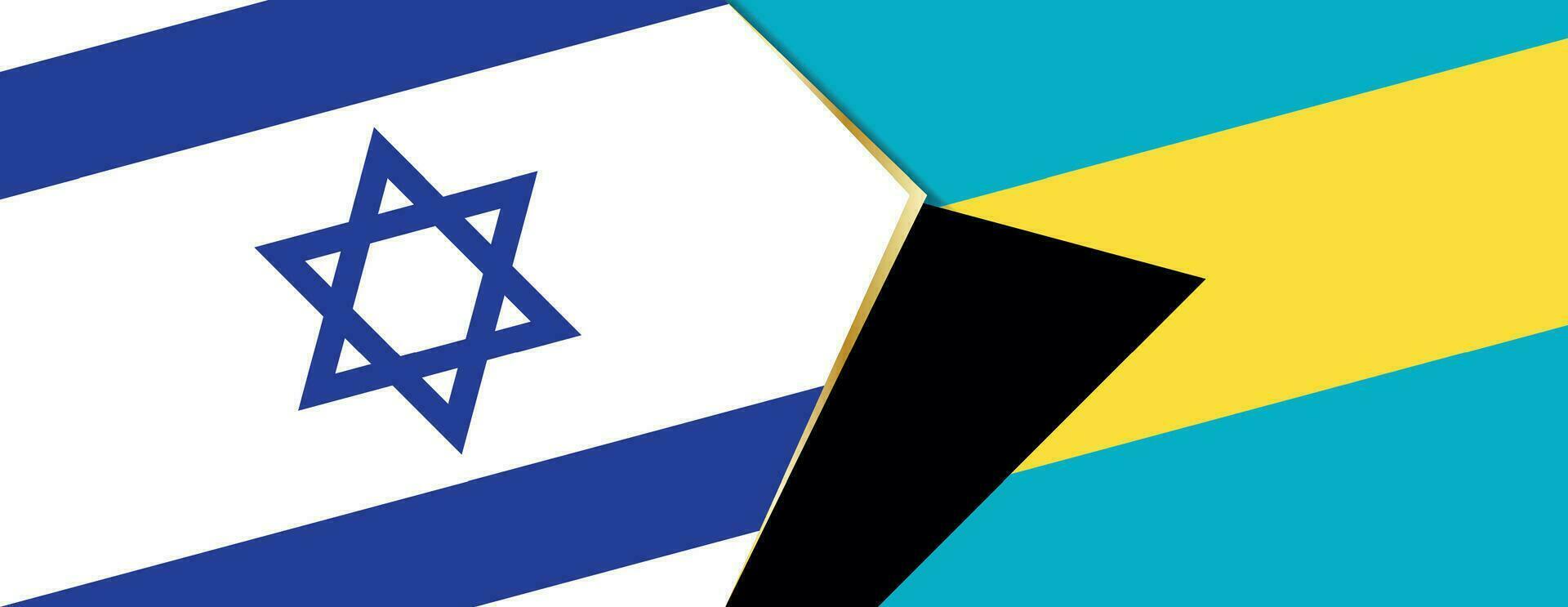 Israele e il Bahamas bandiere, Due vettore bandiere.