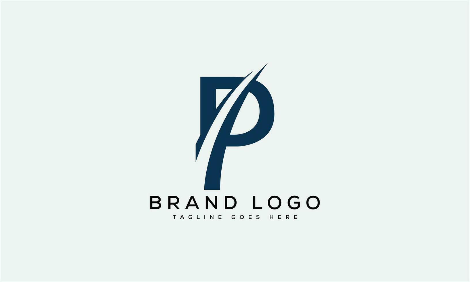 lettera p logo design vettore modello design per marca.