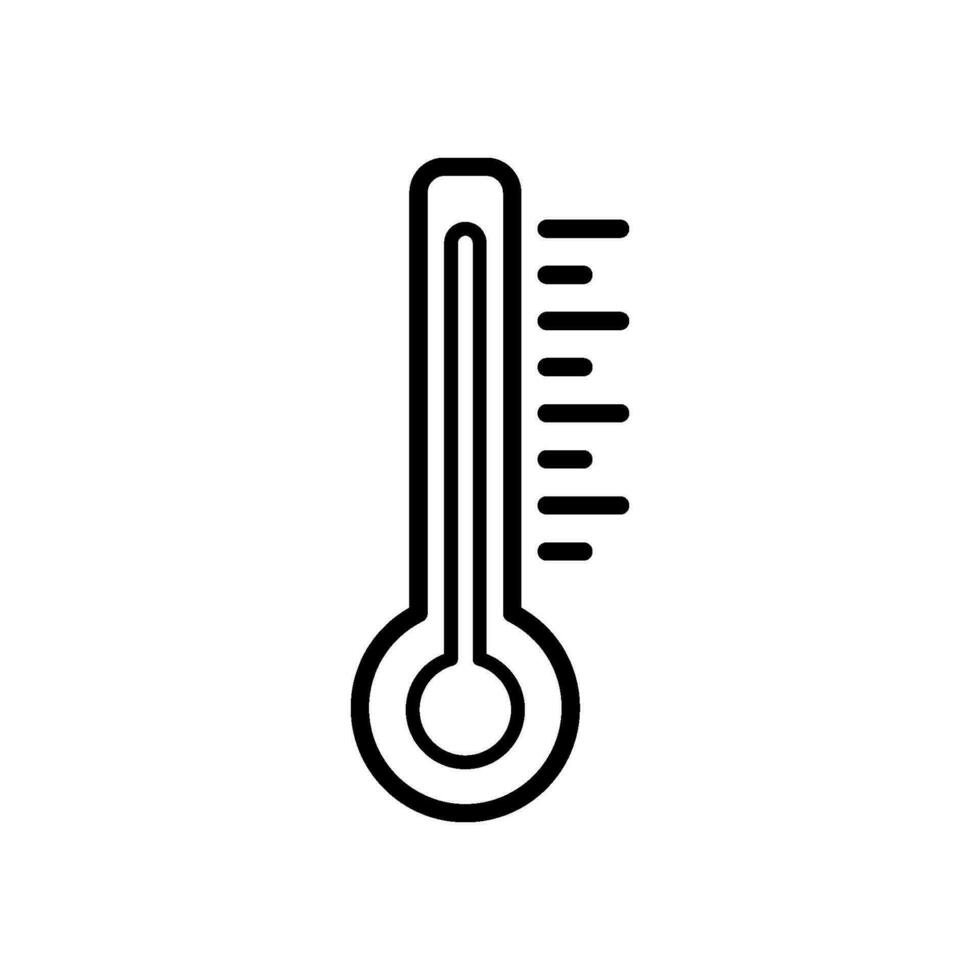 termometro icona vettore modello