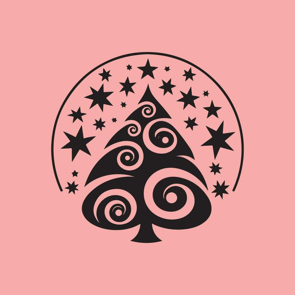 Natale albero vettore Immagine, icone, e grafica