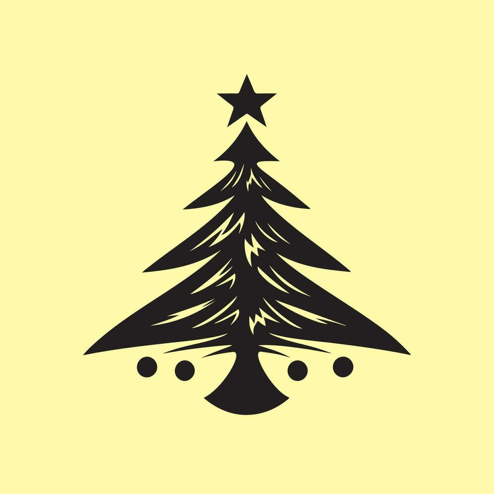 Natale albero vettore Immagine, icone, e grafica