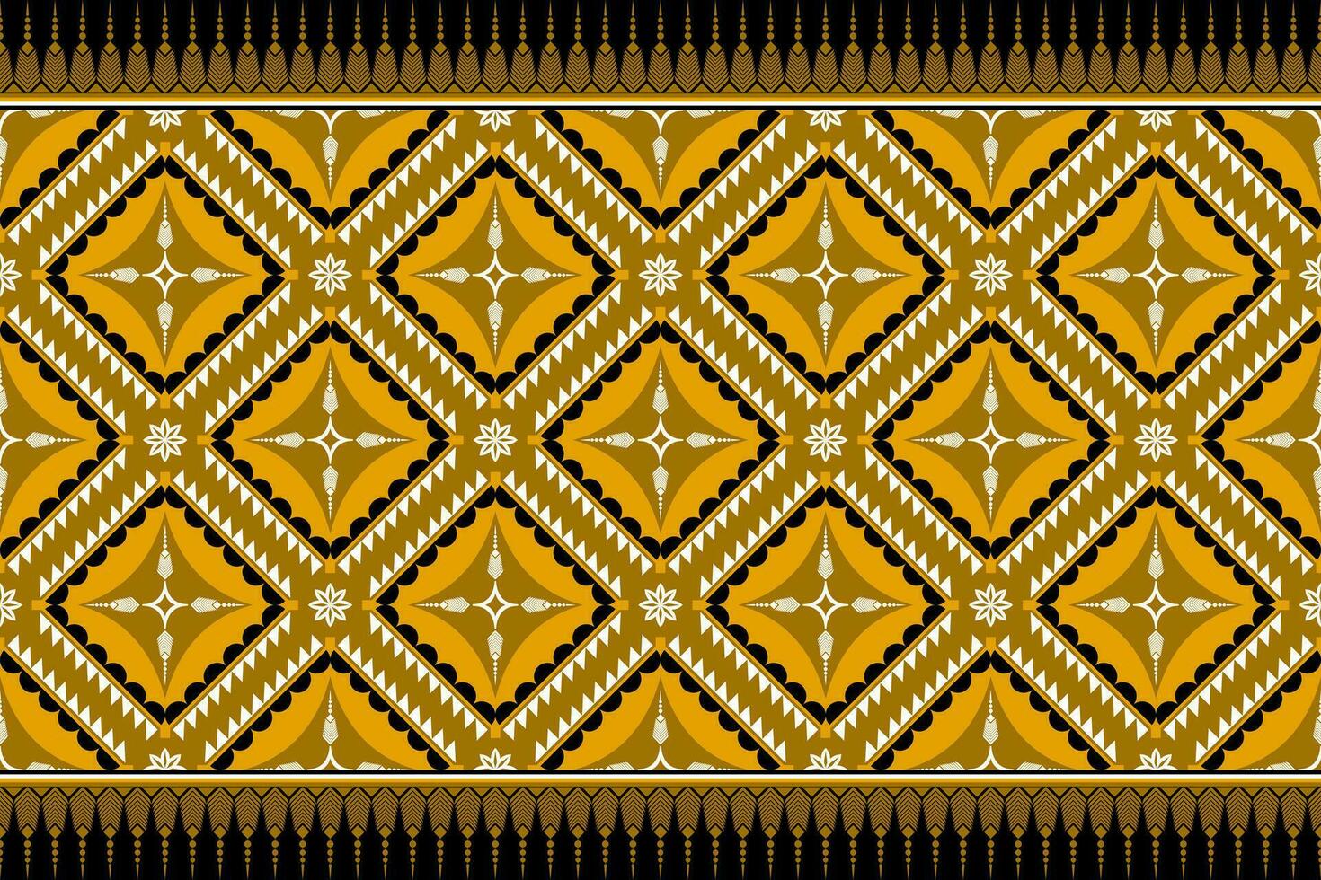 senza soluzione di continuità africano modello. etnico tappeto con galloni. tribale vettore ornamento. azteco stile. geometrico mosaico su il piastrella, maiolica. antico interno.