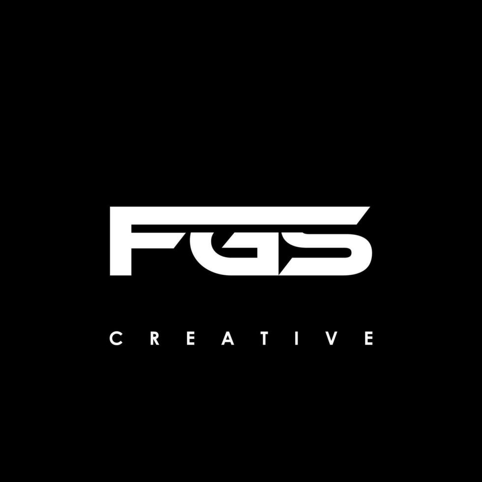 fg lettera iniziale logo design modello vettore illustrazione