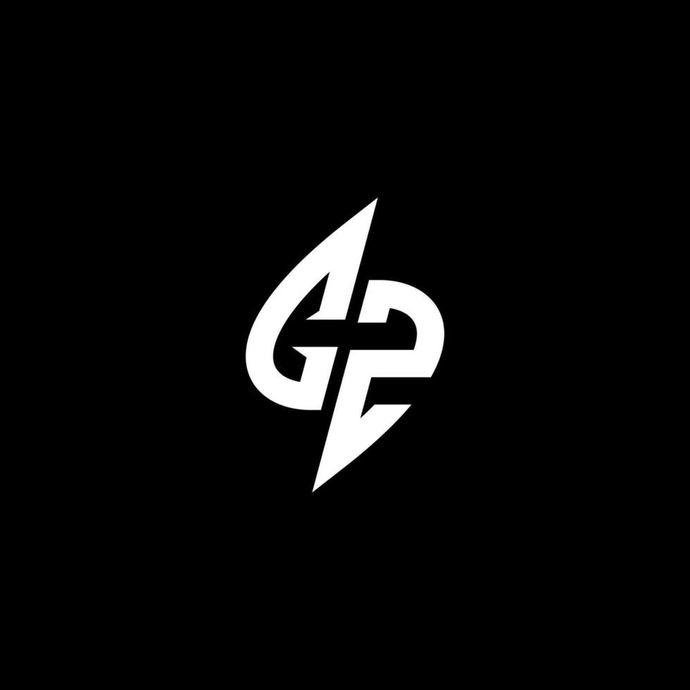 cz monogramma logo esport o gioco iniziale concetto vettore
